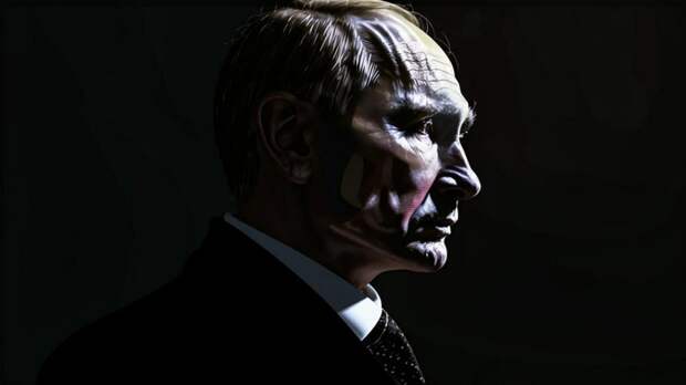 Владимир Путин / Изображение сгенерировано с помощью нейросети Kandinsky by Sber AI / amic.ru