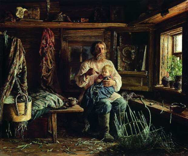 Художник В. Максимов. Слепой хозяин./Фото: img-fotki.yandex.ru Художник В. Максимов. Слепой хозяин./Фото: img-fotki.yandex.ru