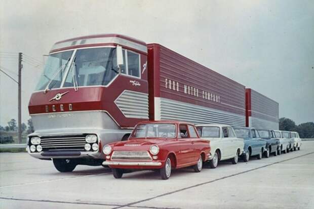 Ford Turbine Truck 1964 - Грузовик размером с дом ford, авто, автоистория, грузовик, концепт, концепт-кар, разработки, ретро авто