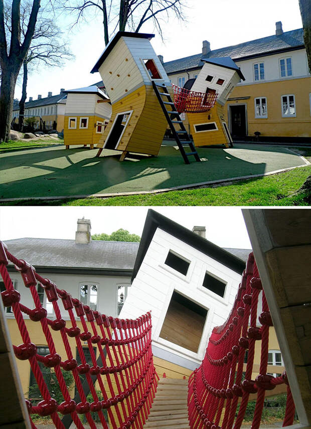 Детские площадки от датской компании, перед которыми не могут устоять даже взрослые