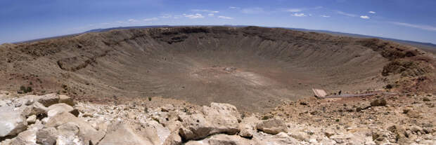 Правая часть кратера