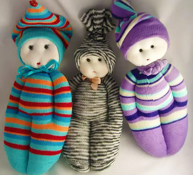 Куклы из носков
