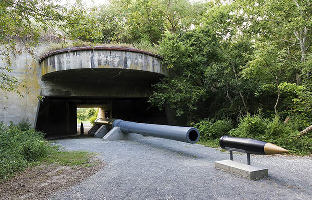 Артиллерийское орудие в Fort Tilden./ Фото: wiki2.org