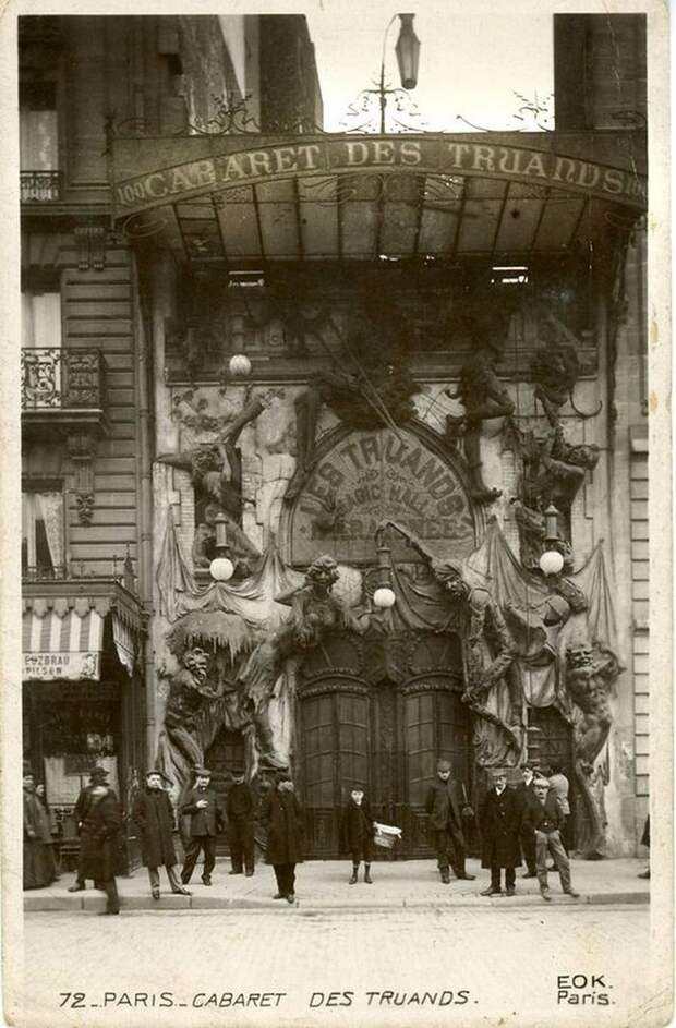 Таверна TRUANDS, 100, BOULEVARD DE CLICHY. 1910. Париж. города, история, старые фотографии