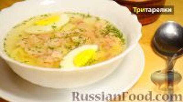 Фото к рецепту: Куриный бульон с лапшой и яйцом