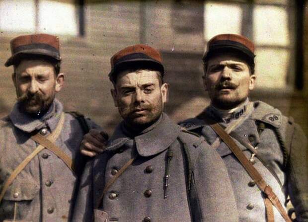 Великолепные цветные снимки французской армии во время Первой мировой войны