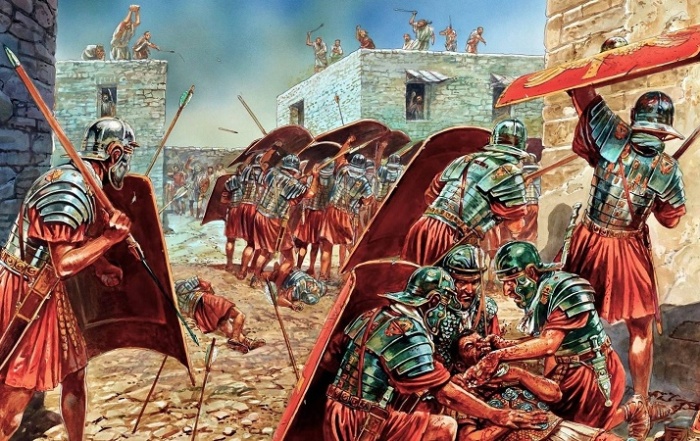 Римляне улица за улицей завоевывали Иерусалим \ Источник: wikipedia.org Римляне улица за улицей завоевывали Иерусалим \ Источник: wikipedia.org