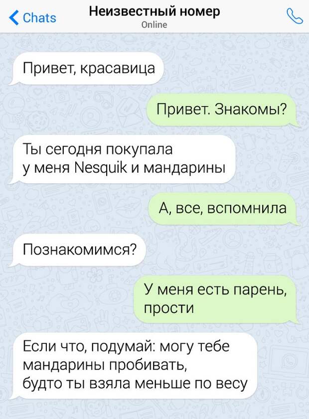 Забавные переписки настойчивых людей (15 скриншотов)