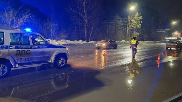 Машина насмерть сбила женщину, обходившую лужу на пешеходном переходе