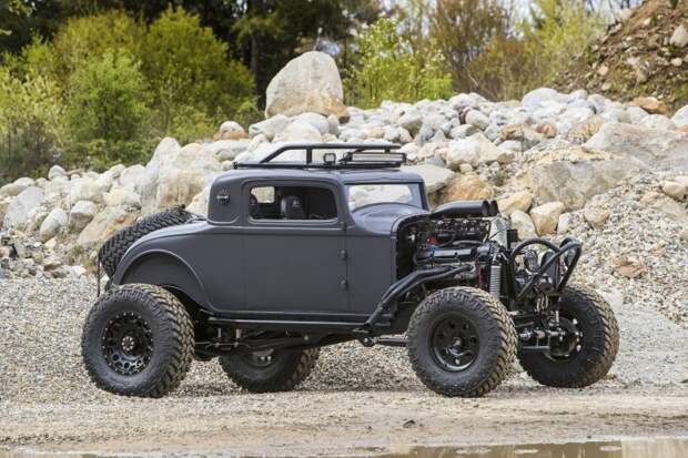 Хот-род Dodge Coupe 1932 для улиц и бездорожья в стиле Безумного Макса dodge, авто, автомобили, внедорожник, кастом, кастомайзинг, самоделка, хот-род