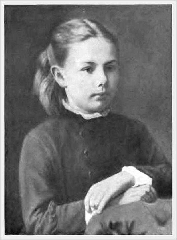 Надежда Крупская в детстве, 1879 год.