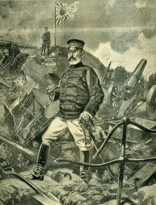 Генерал Ноги во время осады Порт-Артура.