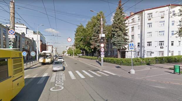 Путь открыт: у здания МВД в Ижевске уберут знак «Движение запрещено»