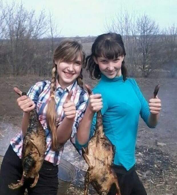 Сумасшедшие выходки деревенских простушек