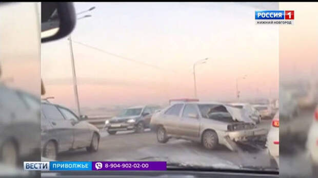 День жестянщика в Нижнем Новгороде. Массовые аварии и пробки на дорогах