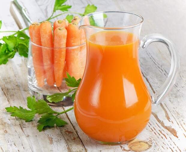 Витамин А и морковный сок