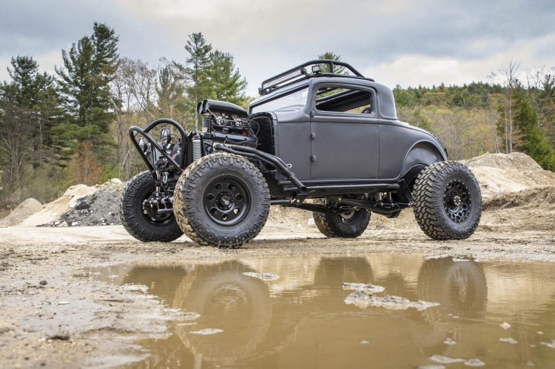 Хот-род Dodge Coupe 1932 для улиц и бездорожья в стиле Безумного Макса dodge, авто, автомобили, внедорожник, кастом, кастомайзинг, самоделка, хот-род
