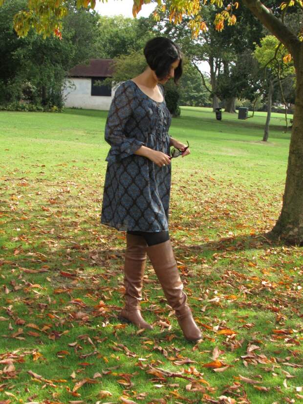 Bell sleeve dress 