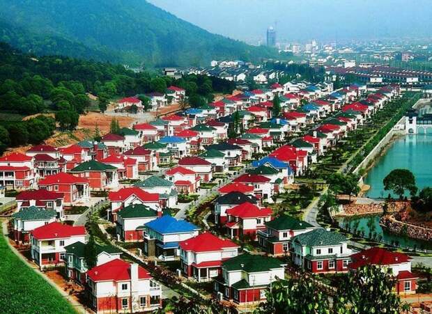 Коммунизм наяву: китайская деревня, в которой каждый житель - миллионер Жизнь за границей, интересно, китай, коммунизм