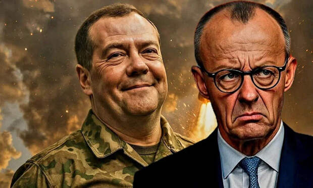 Германия в ярости: Медведев пошутил про Мерца так, что "взорвал" Сеть. Пора ответить на неудобный вопрос