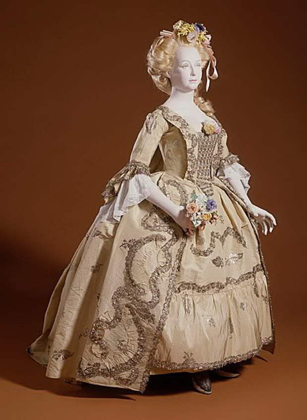 Французское придворное платье 1760-1765 гг.