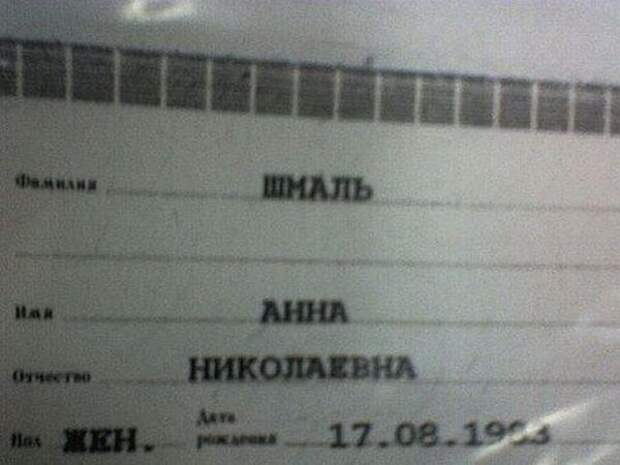 Смешные фамилии (33 фото)