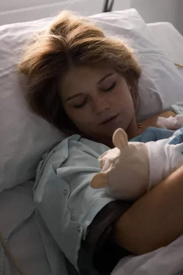 Александра Трусова с сыном