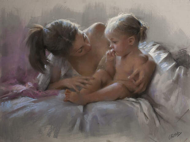 Красота и сила женщин в картинах Vicente Romero Redondo