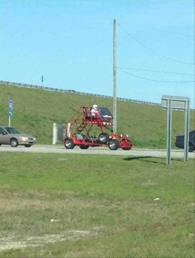 Странные автомобили и необычный транспорт на дорогах