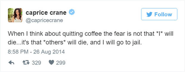 Funny Tweet About Coffee