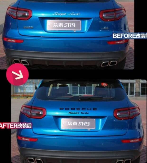 Зачем платить больше: Porsche Macan на базе китайского кроссовера (17 фото)