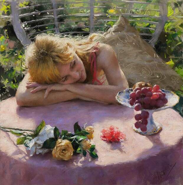 Красота и сила женщин в картинах Vicente Romero Redondo