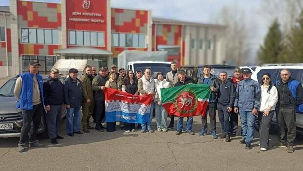 Яңа Чишмә районыннан Донецк Республикасына, Запорожье һәм Херсон өлкәләренә ярдәм илтәләр