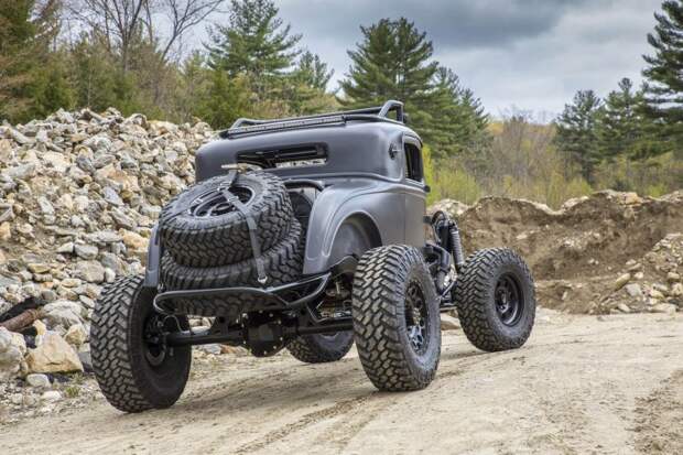 Хот-род Dodge Coupe 1932 для улиц и бездорожья в стиле Безумного Макса dodge, авто, автомобили, внедорожник, кастом, кастомайзинг, самоделка, хот-род