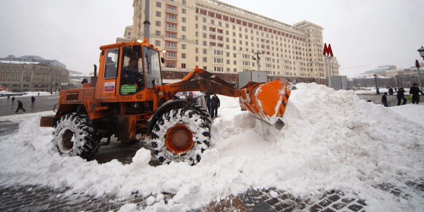 Снежный флэшмоб прошел в Беговом