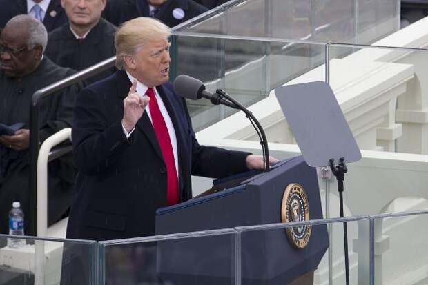 Дональд Трамп произносит инаугурационную речь 