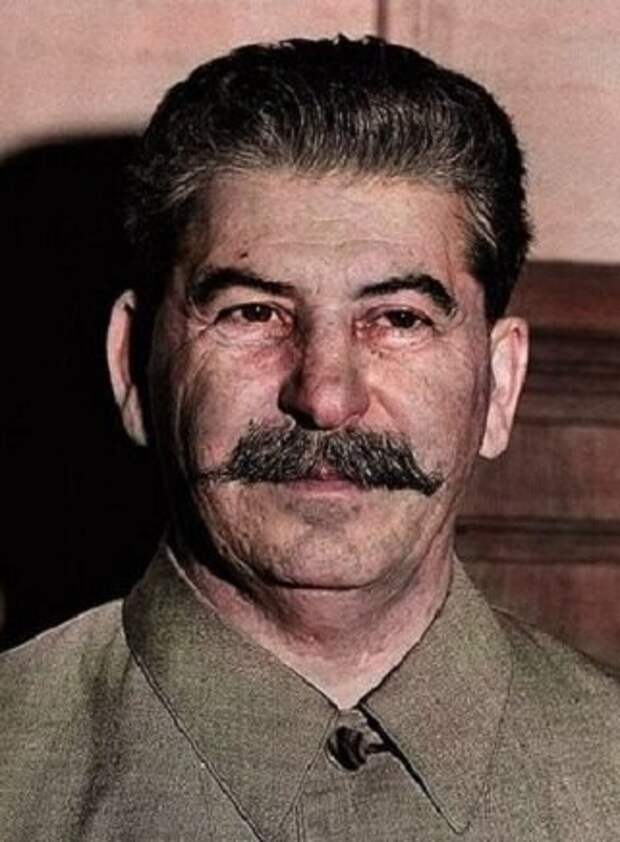 Иосиф Виссарионович Сталин. /фото реставрировано мной. изображение взято из открытых источников/