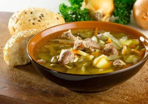 Суп с куриными сердечками. \ Фото: cookpad.com. Суп с куриными сердечками. \ Фото: cookpad.com.