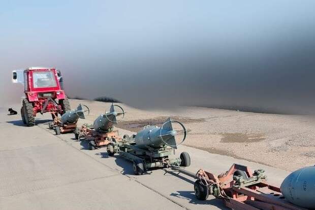 Появились фото "паровозика" из реактивных бомб