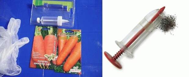 Приспособление для посадки моркови фото