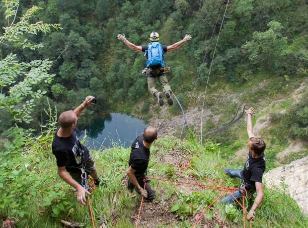 ropejumping30 Прыжок в Сухое озеро