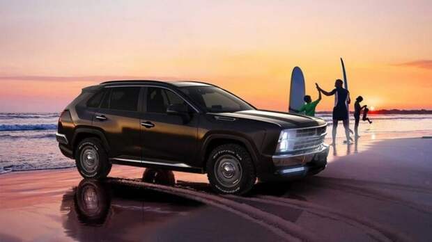 Откуда на рекламном фото кроссовера Mitsuoka Buddy педальный автомобиль «Москвич»?!