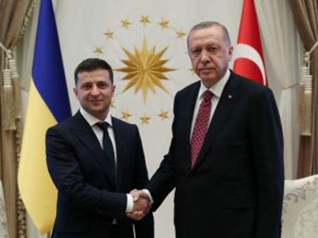 Зеленский поблагодарил Эрдогана за поддержку Украины