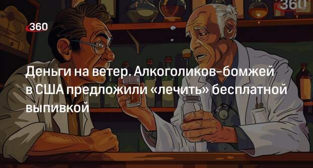 Врач Шуров назвал «лечение» алкоголиков в США спиртным очень плохой историей