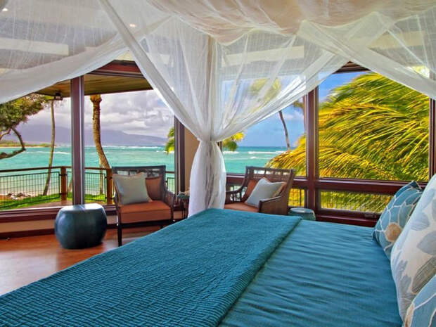 красивые спальни с видом на море