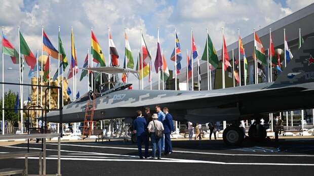 Самолёт 5-го поколения СУ-57. © РИА Новости / Павел Бедняков