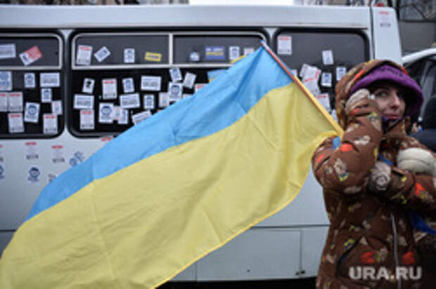 Евромайдан. Киев (Украина), флаг украины