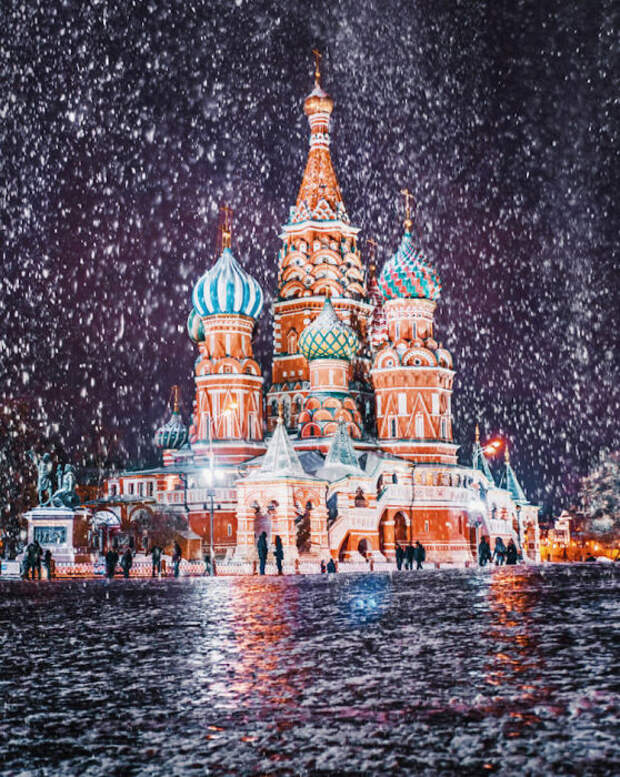 Я люблю тебя, Москва: фантастические кадры зимней столицы