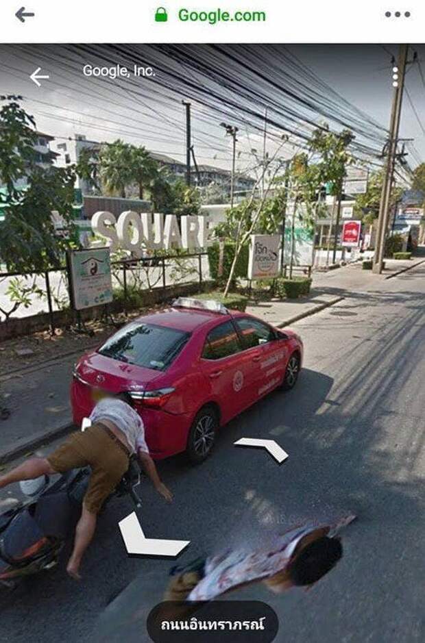 Неловкие моменты, найденные на Google Maps