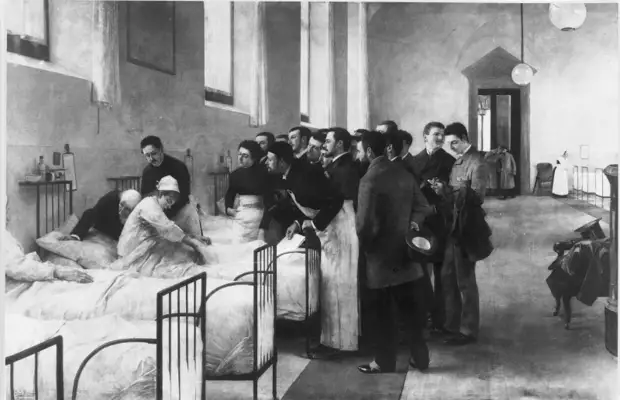 Шарко с его истеричками на лекциях и Льебо с нансийской школой гипноза